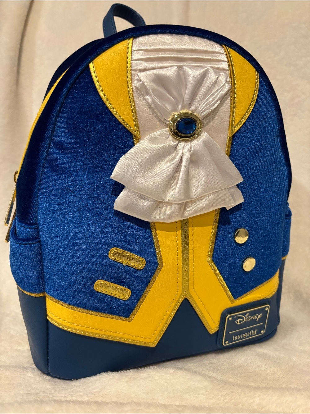 NWT Loungefly Disney Beauty and the Beast Prince Cosplay Mini Backpack